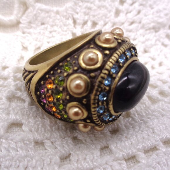 Heidi Daus Jewelry - Heidi Daus Rhapsody in Hues Amethyst Glass Crystal Ring